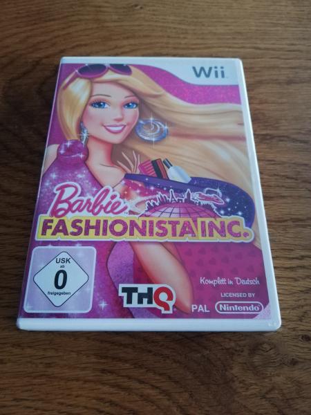 Barbie Fashionnista INC. Nintendo Wii komplett mit Anleitung USK ab 0 Jahren